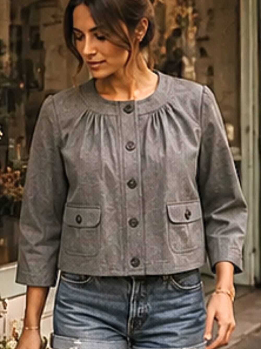 J.crew grey Wool Jacket